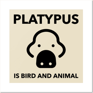 Platypus is Bird and Mammal Animal Facts Posters and Art